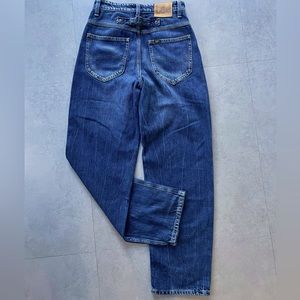 🔴 Sold High-Rise Relaxed Straight Lee Jeans Womans Size 25 Vintage modern Retro